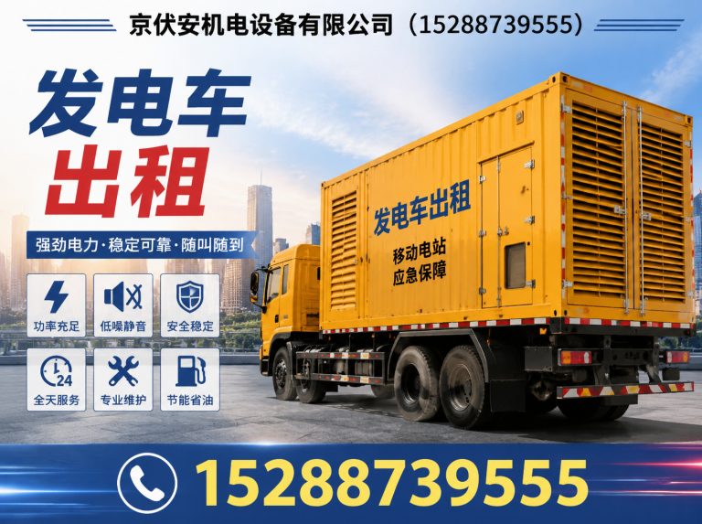 南昌发电机出租展示图